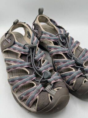 Keen Women's Multi-Striped Taupe Sport Sandals